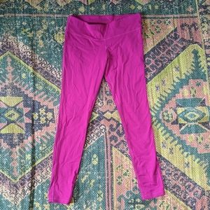 Hot pink prana leggings. Size medium.